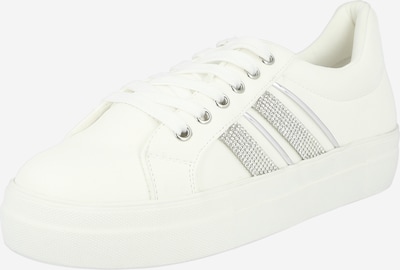NEW LOOK Zemie brīvā laika apavi 'MYSTIC' Sudrabs / balts, Preces skats