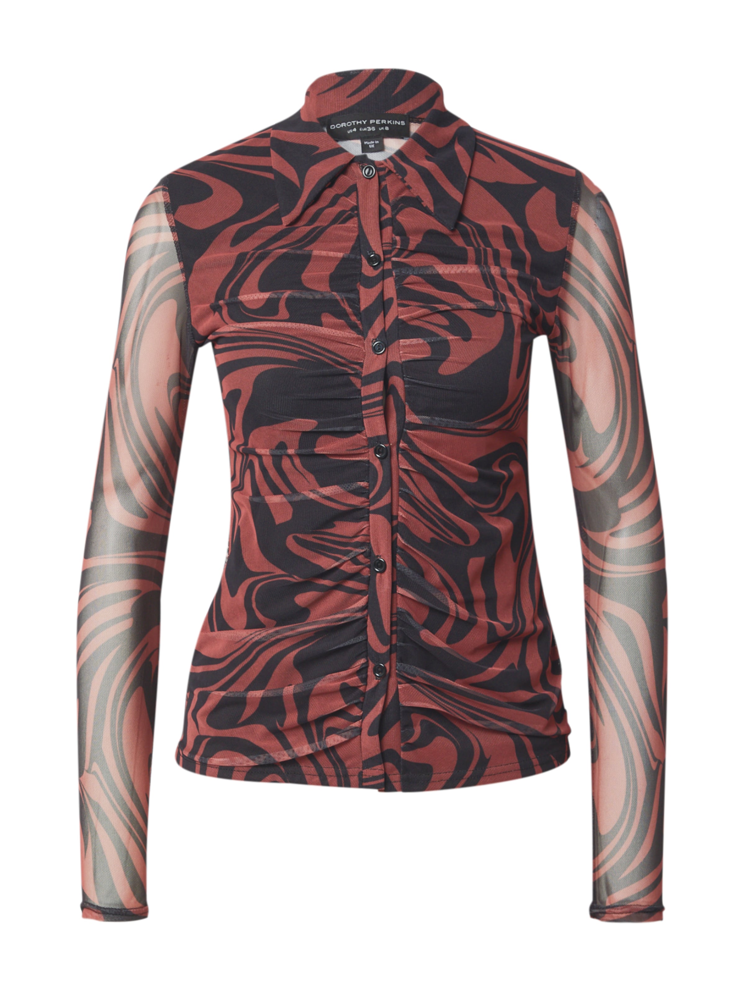 Camicia da donna di Dorothy Perkins in marrone: frontale