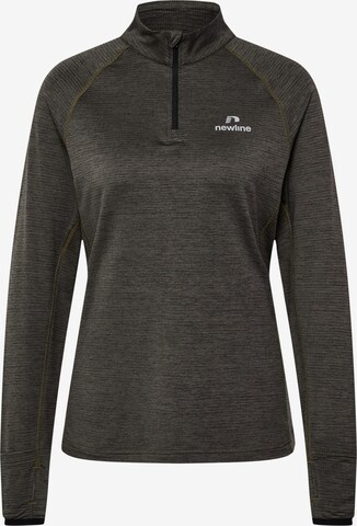 Newline Sportief sweatshirt 'PACE' in Grijs: voorkant