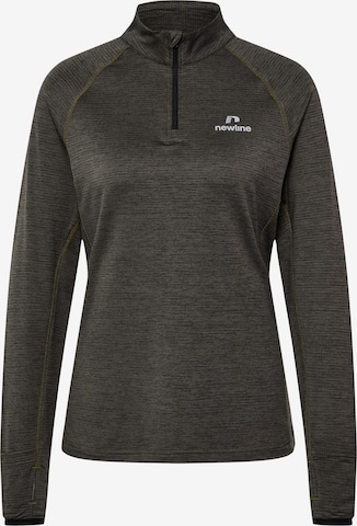 Newline Sportief sweatshirt 'PACE' in Grijs: voorkant