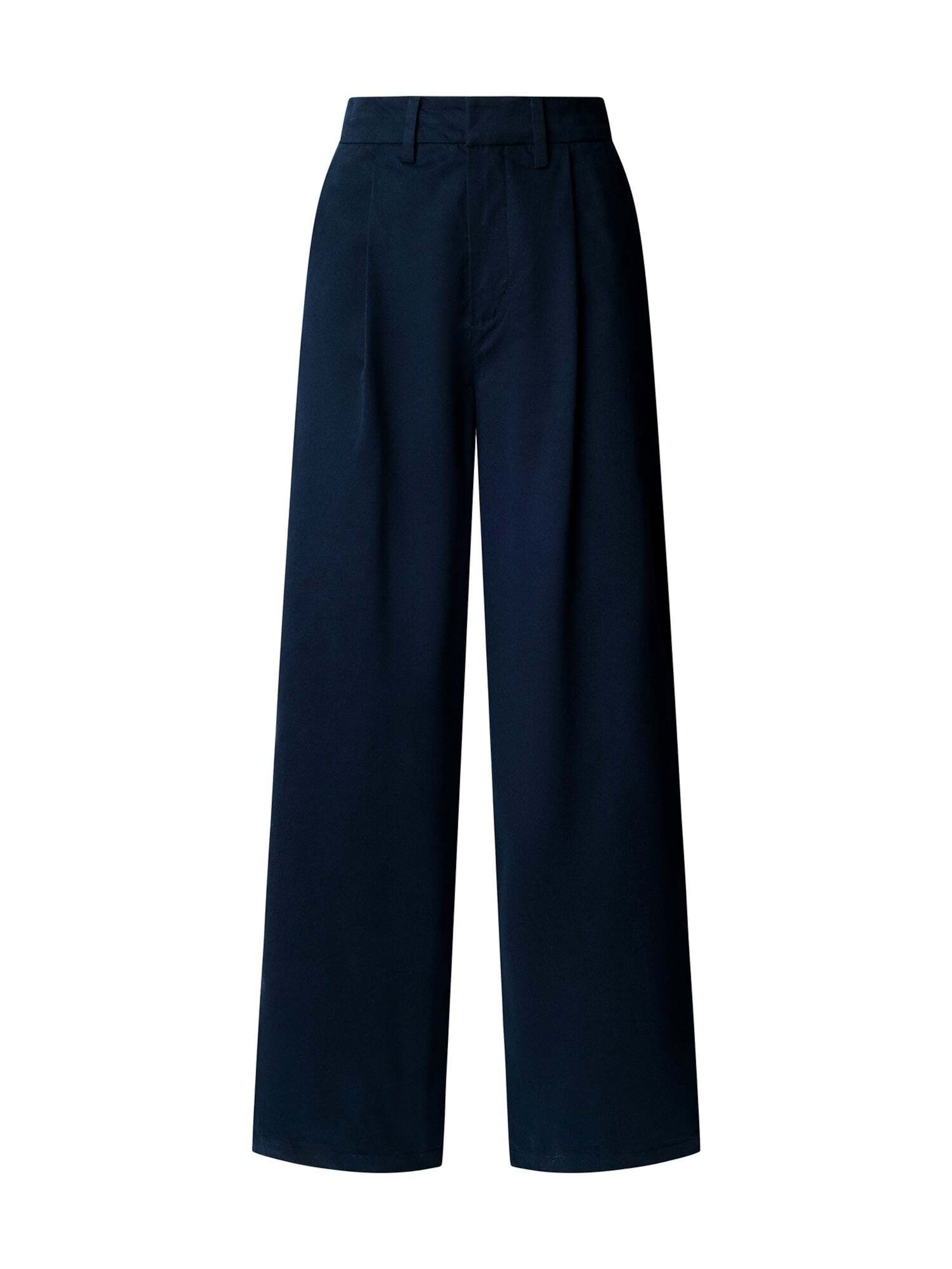 Pantaloni con pieghe 'Lindsey' di Pepe Jeans in blu: frontale