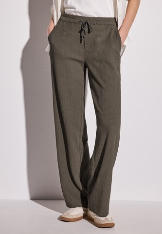 STREET ONE Loosefit Hose in Braun: Vorderseite