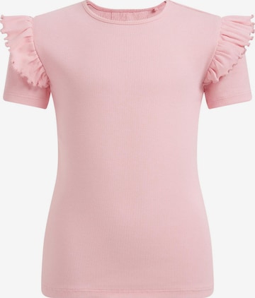 WE Fashion Shirt in Roze: voorkant