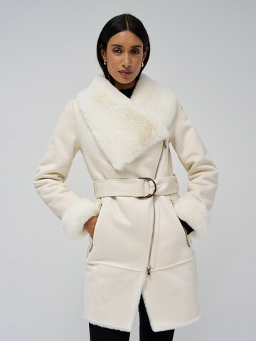 Manteau d’hiver 'Diana' Salsa Jeans en blanc : devant