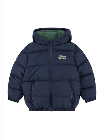 LACOSTE Winter jacket in Blue: front