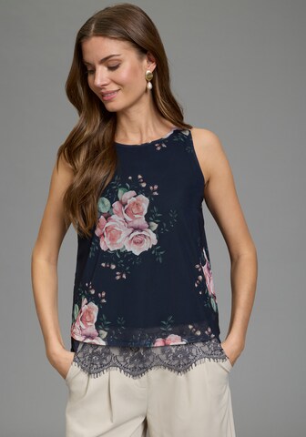 LAURA SCOTT Blouse in Blue: front