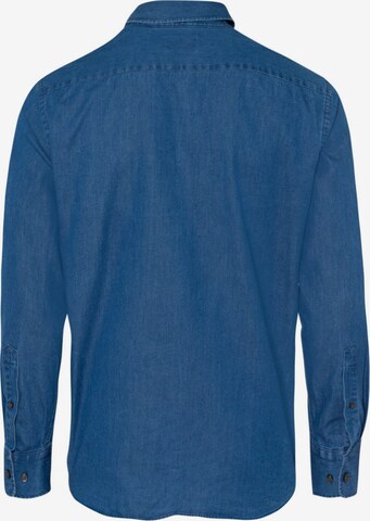 BRAX Regular fit Button Up Shirt 'DANIEL' in Blue