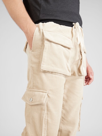 MOUTY - regular Pantalón cargo en beige