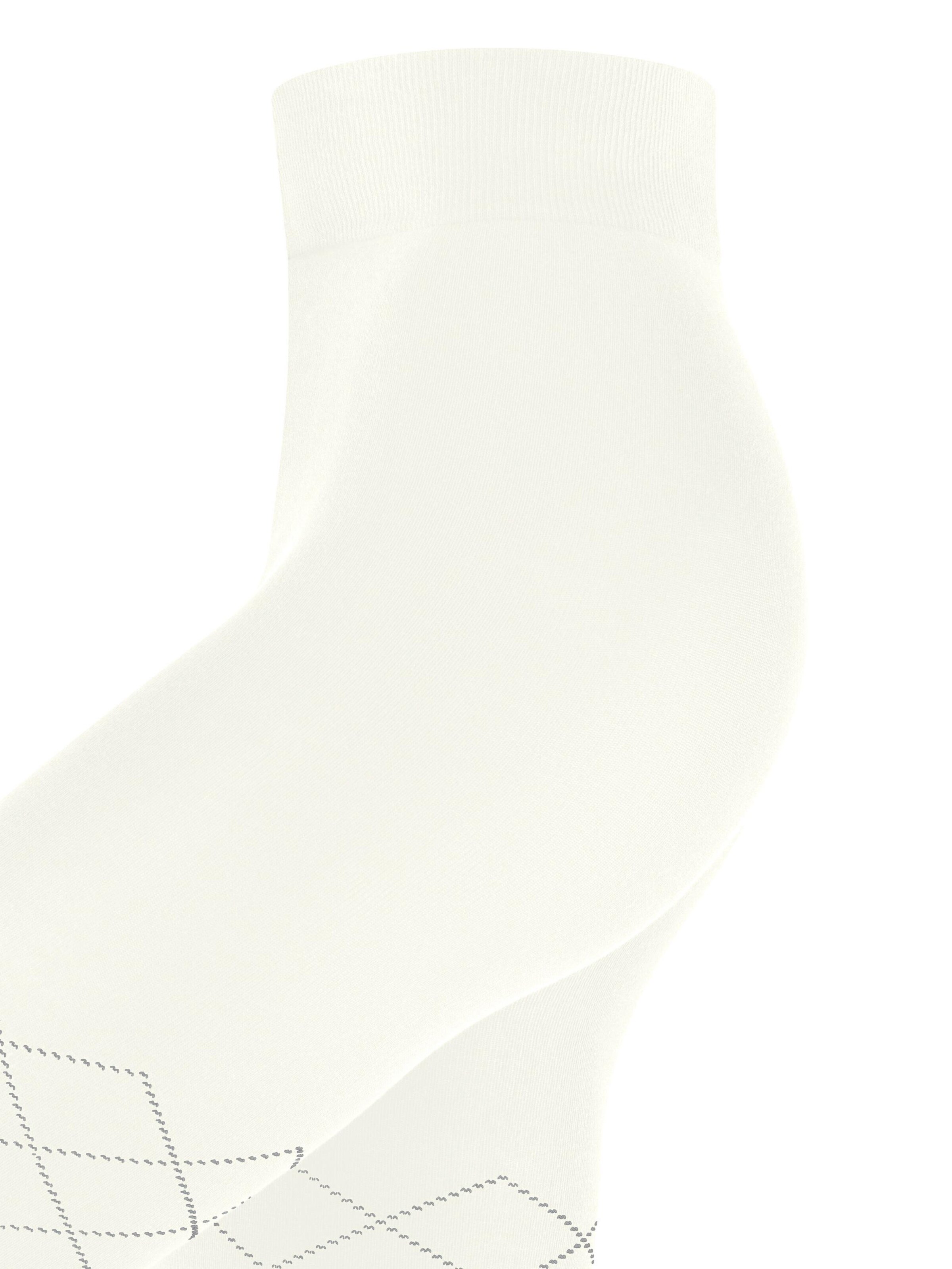 BURLINGTON Tights 'Argyle Affair' in White