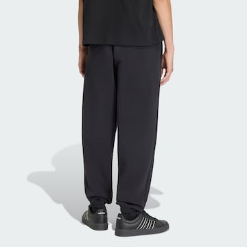 ADIDAS SPORTSWEAR Широка кройка Спортен панталон в черно