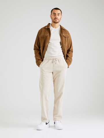 JACK & JONES Loose fit Trousers 'JPSTKane' in Beige
