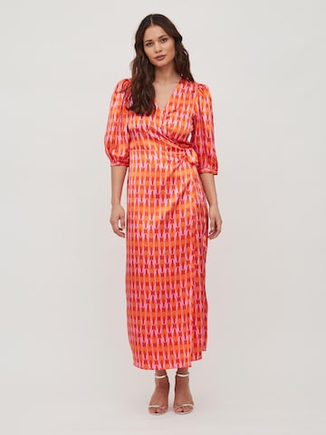 VILA Obleka 'Camila' | oranžna barva: sprednja stran