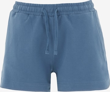 Organication Shorts in Blau: Vorderseite