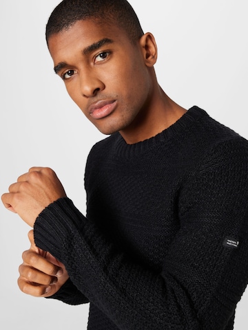 INDICODE JEANS Sweater 'Shores' in Black