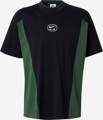 Nike Sportswear T-Shirt 'AIR' in Schwarz: Vorderseite