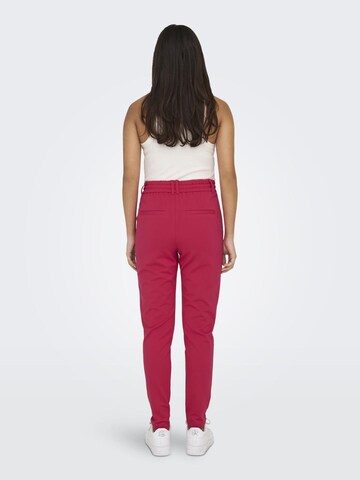 Slimfit Pantaloni cutați 'Poptrash' de la ONLY pe roz