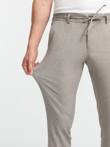 Zuitable Slim fit Pants 'DiSpartaflex SE' in Beige