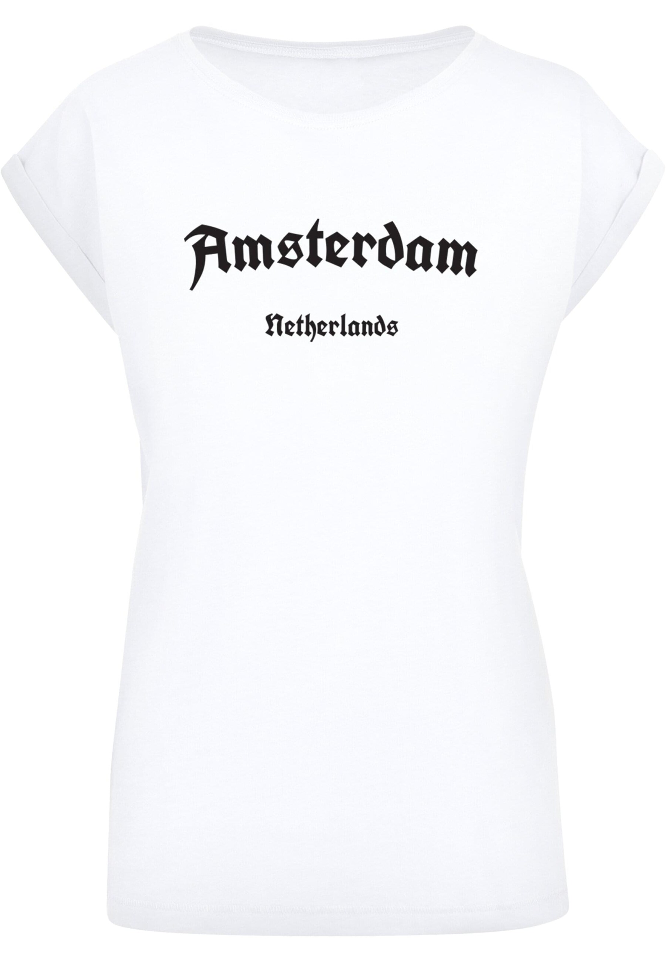 T-shirt 'Amsterdam' Merchcode en blanc : devant