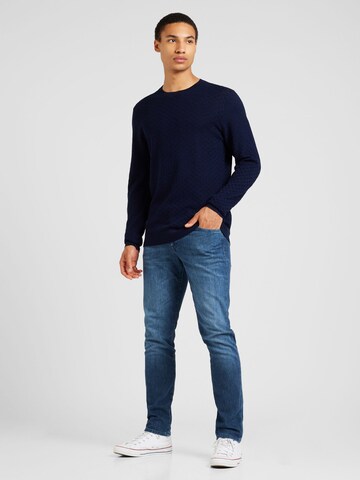 TOMMY HILFIGER Pullover in Blau