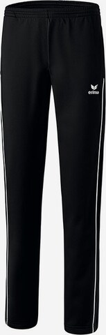 ERIMAregular Sportske hlače - crna boja: prednji dio