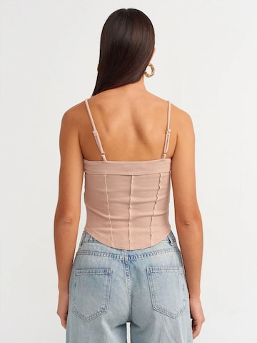 Dilvin Top in Beige