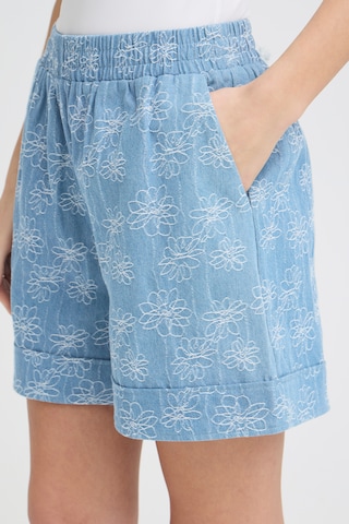 Regular Pantalon 'IHOdette' ICHI en bleu