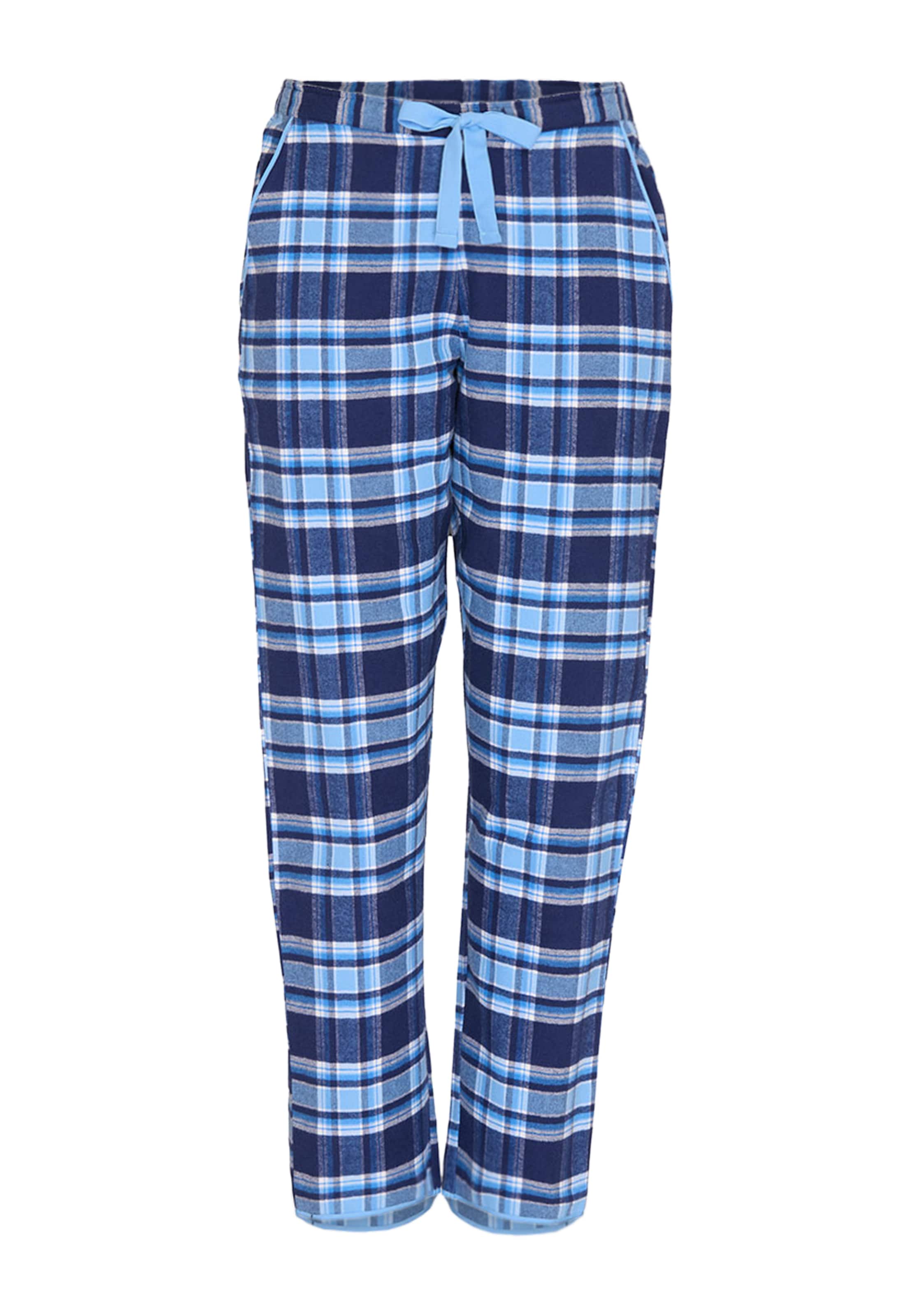 Pantaloncini da pigiama ' Frosted Forest ' di Cyberjammies in blu: frontale