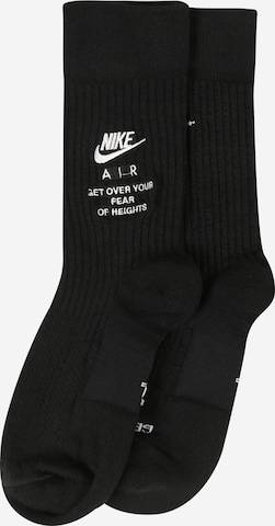 Nike Sportswear Skarpety 'Nike SNKR Sox' w kolorze czarny: przód