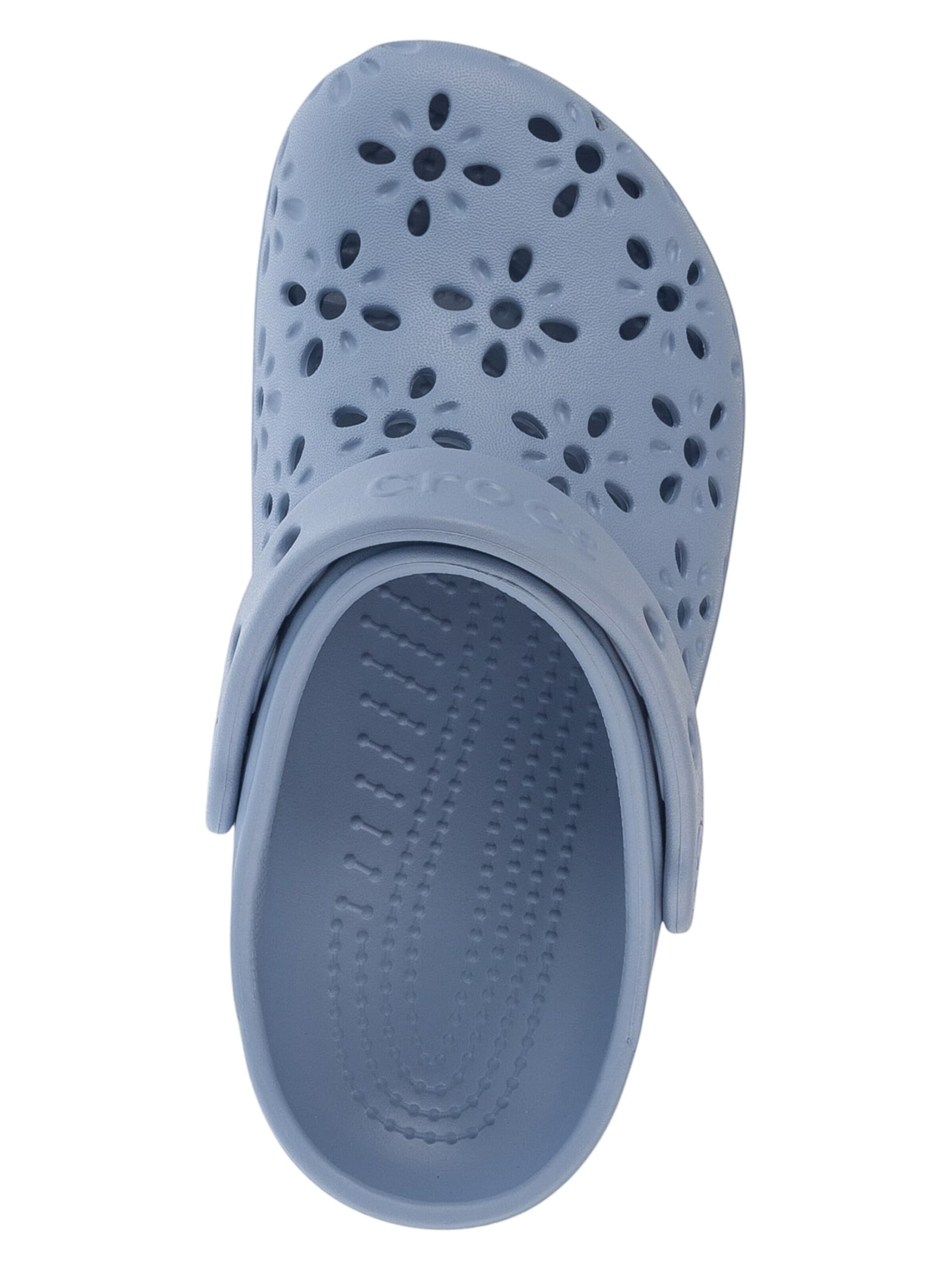 Crocs Sandal 'Crocs Classic Floral Cut Out Clog Kids' in Blue