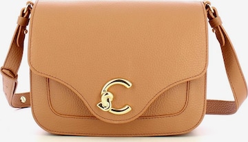 Coccinelle Crossbody bag 'Coccinelle C-Me Handbag Grained Leather' in Beige: front