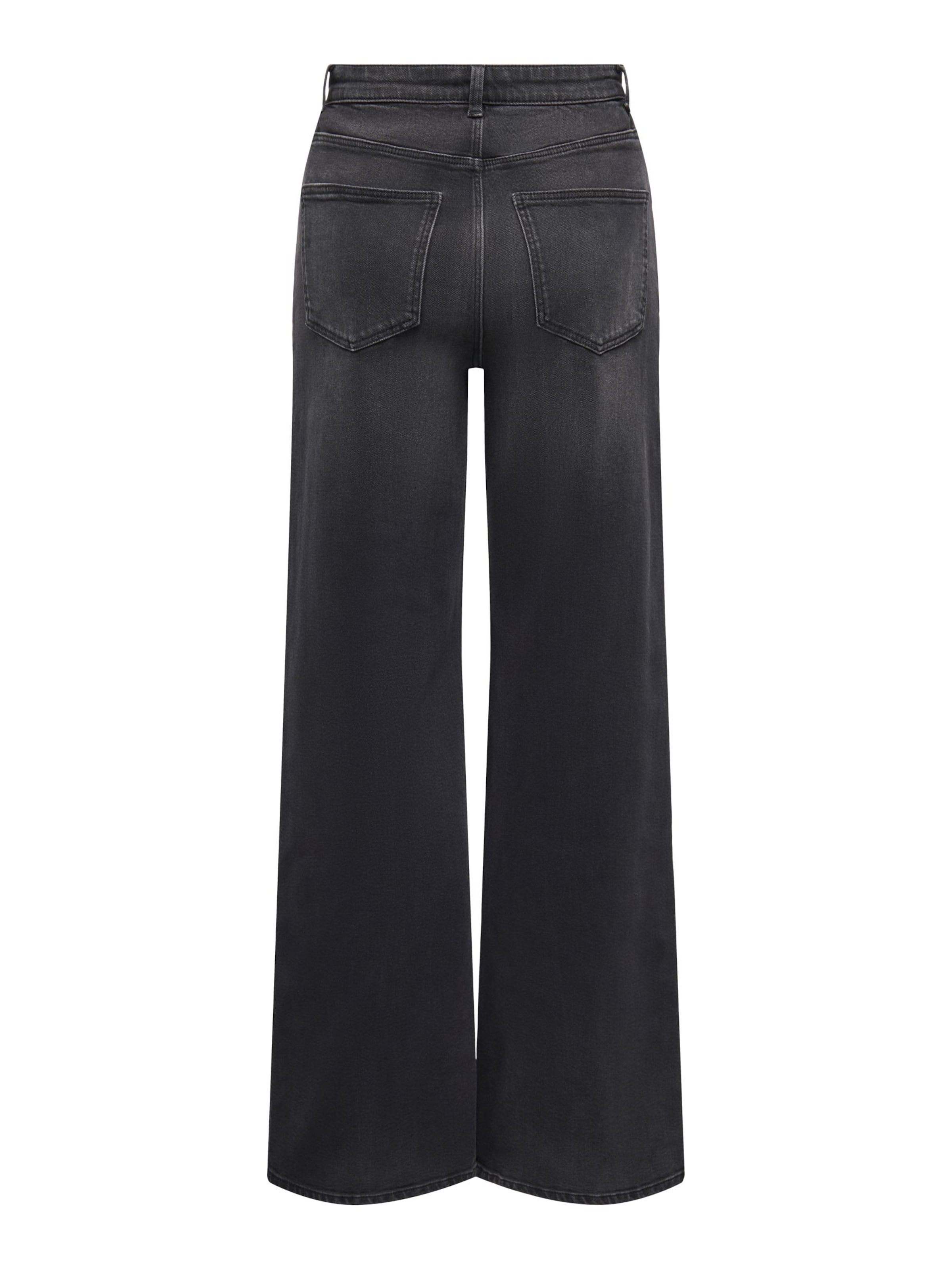 ONLY Wide leg Jeans 'ONLHope' in Zwart