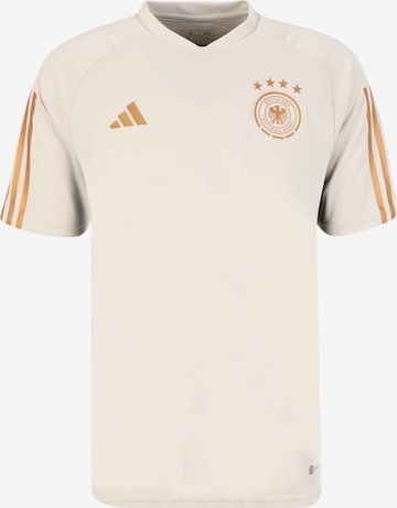 ADIDAS PERFORMANCE - Camisola de futebol 'Germany Tiro 23 ' em cinzento: frente