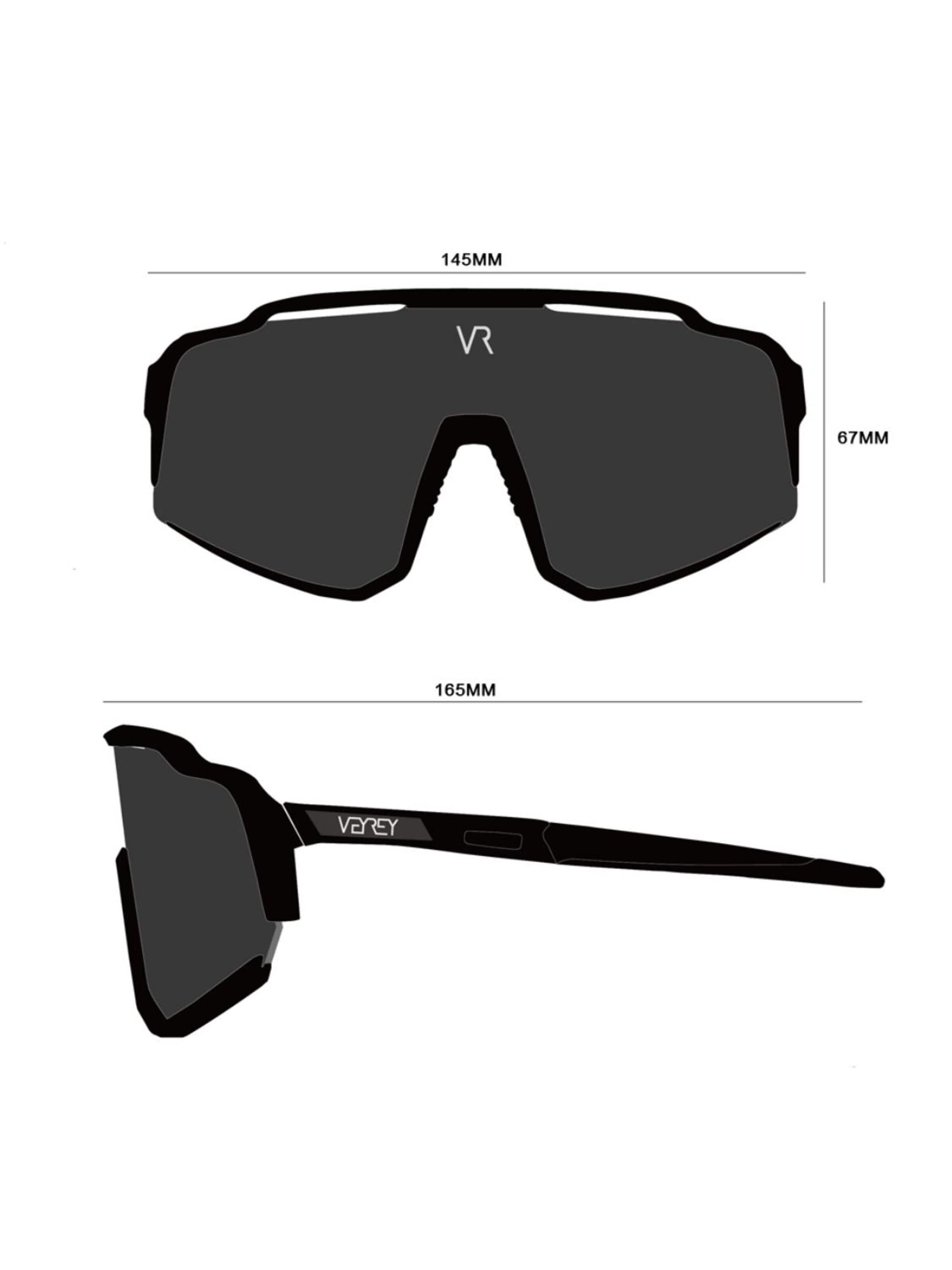 Lunettes de soleil sport 'Rogbut' VEYREY en bleu