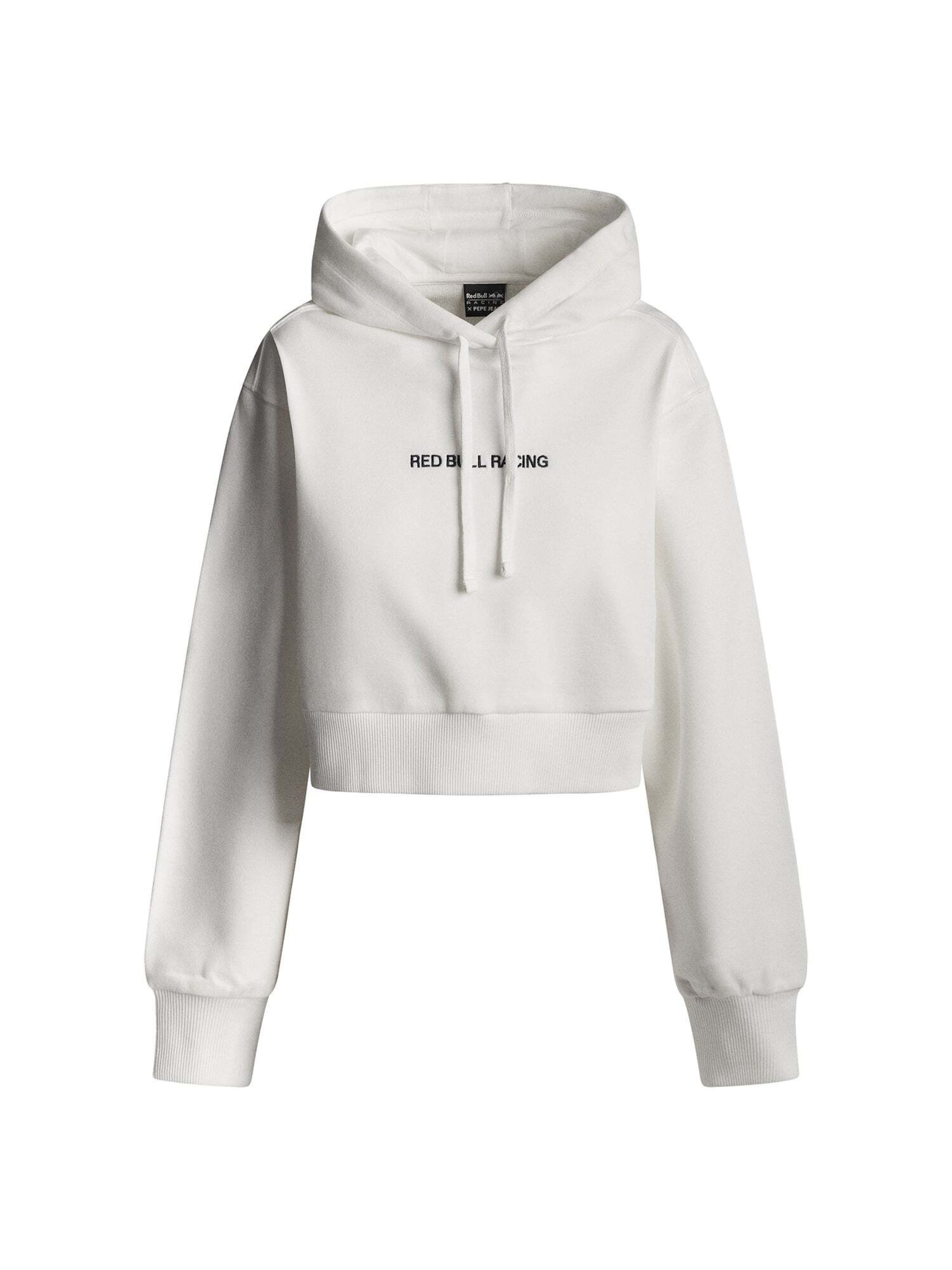 Red Bull Racing x Pepe Jeans Sweatshirt in Weiß: Vorderseite