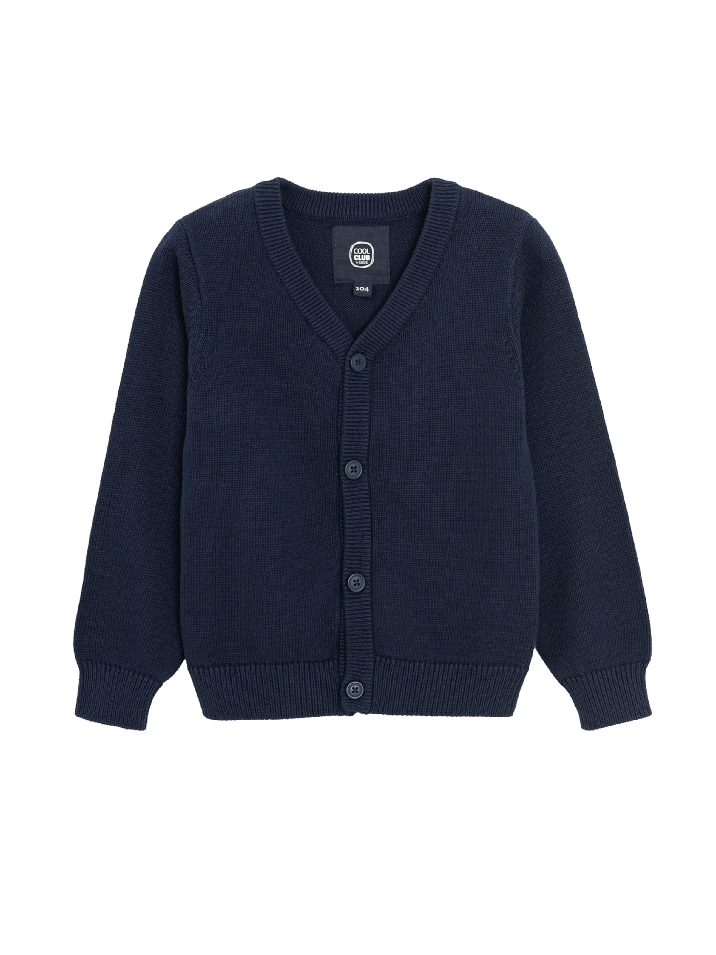 Cool Club Neuletakki värissä sininen: etupuoli