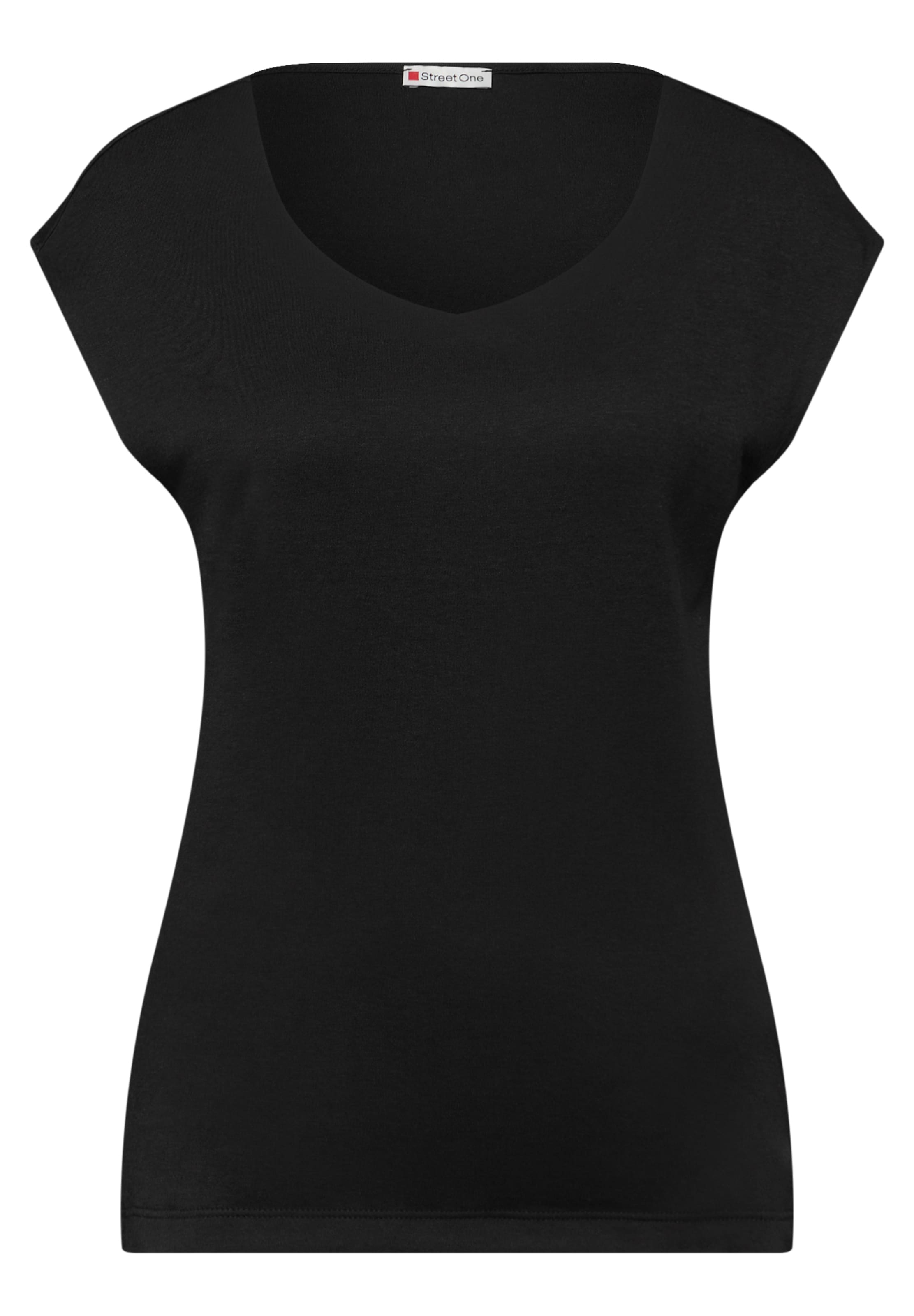 STREET ONE shirt in Schwarz: Vorderseite
