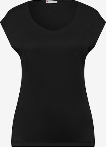 STREET ONE Shirt in Black: front