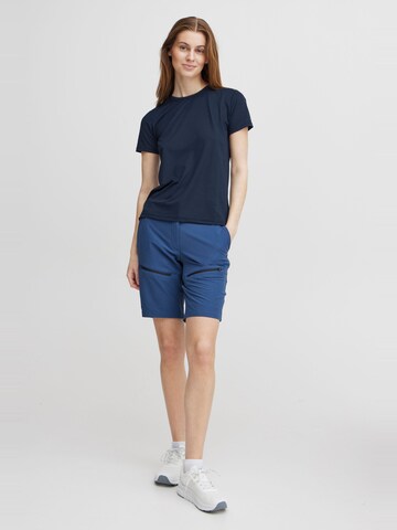 North Bend - Camiseta funcional 'Elwina' en azul