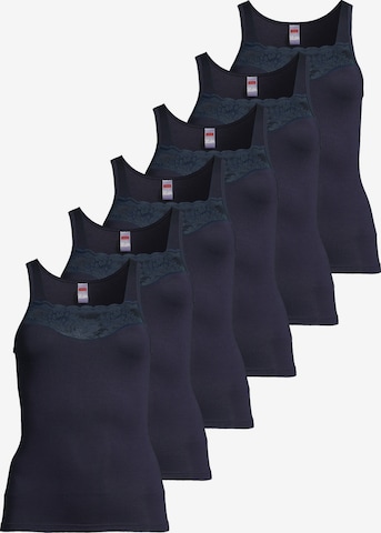 CON-TA Unterhemd 'Modal' in Blau: Vorderseite