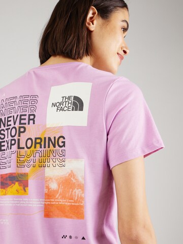 THE NORTH FACE Funktionsshirt  'FOUNDATION MOUNTAIN' in Lila