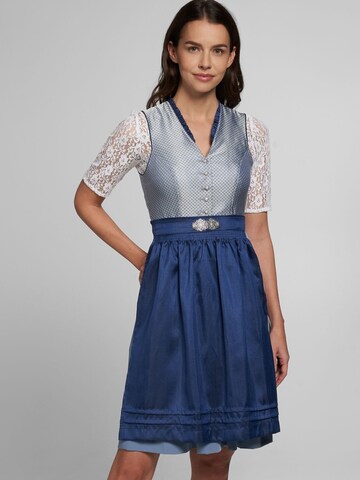 SPIETH & WENSKY Dirndl 'Annabel' in Blauw: voorkant