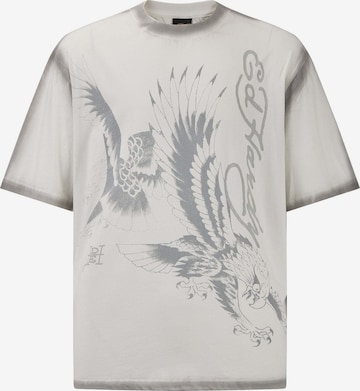 balta Ed Hardy Marškinėliai: priekis