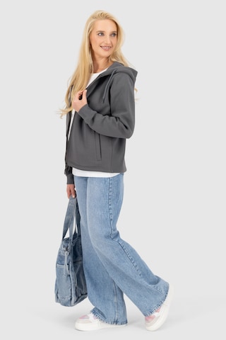 Alife and Kickin - Sudadera con cremallera 'AKFreda' en gris