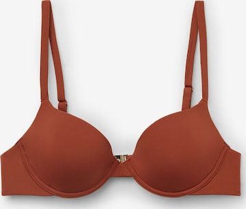 CALZEDONIA Bikinitop 'Premium Fit' in Braun: Vorderseite