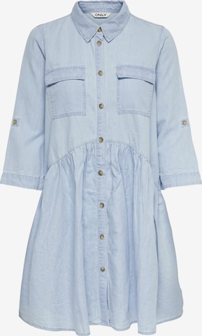 ONLY Shirt dress 'Chicago' in Blue: front