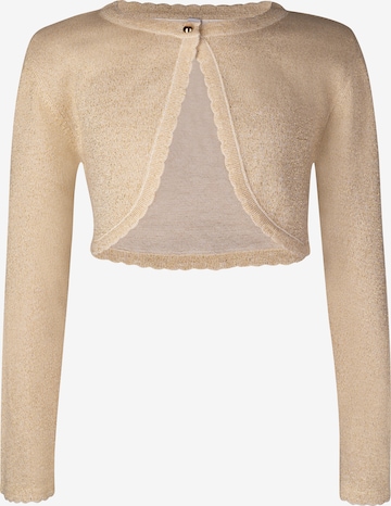 happy girls Knit Cardigan in Brown: front
