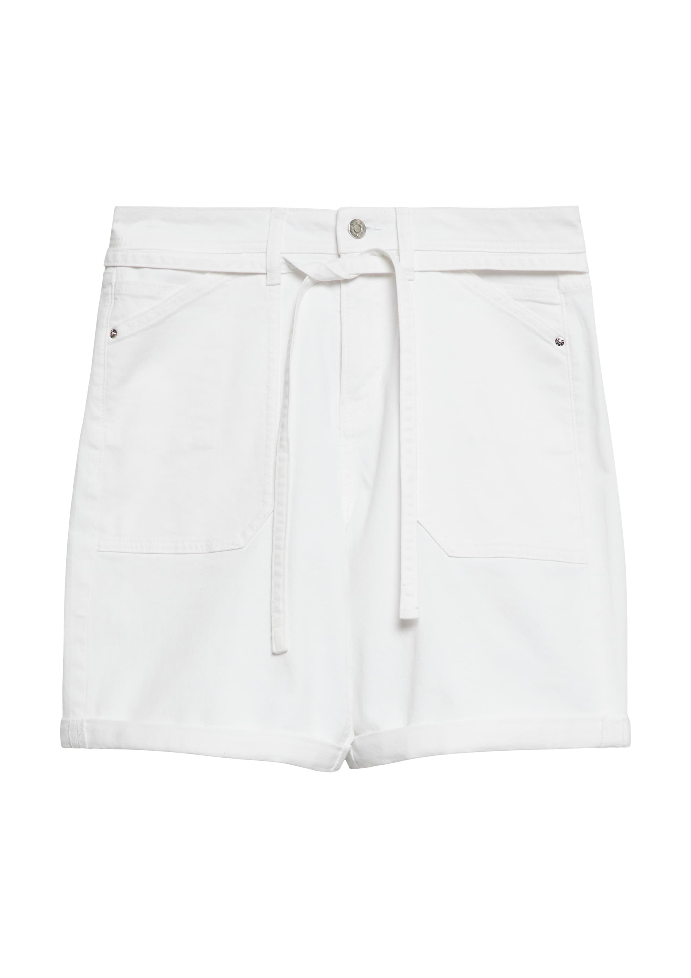 s.Oliver Loosefit Jeans 'Suri' in Wit: voorkant