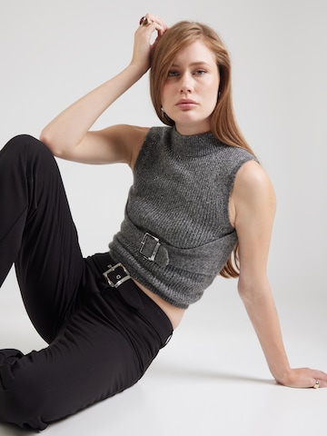 Hoermanseder - Top 'Lilli' en gris: frente