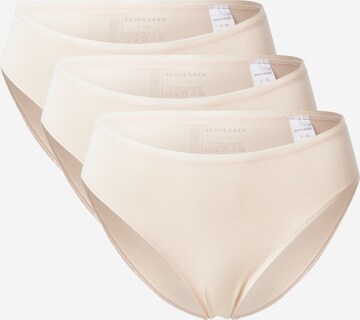 SCHIESSER Slip in Beige: voorkant