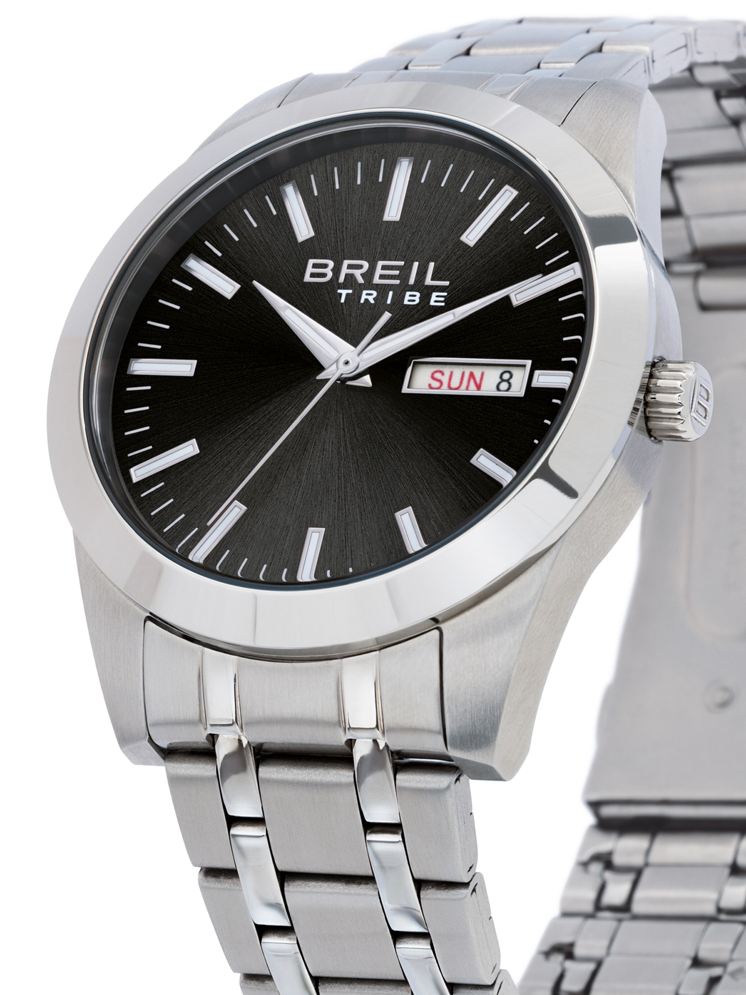 Breil Analoog horloge 'Rank' in Zilver